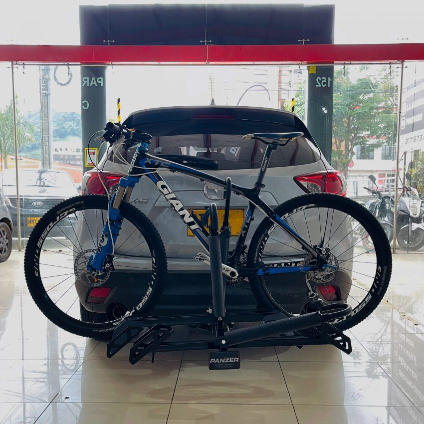 Portabicicletas de tiro para 3 bicis - Imagen 2